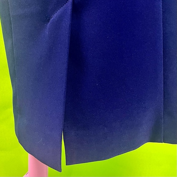 Review one shoulder semi-formal dress in royal blue. Size 12 - Picture 8 of 10